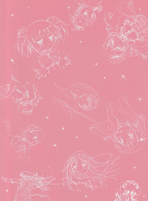 madoka movie blu-ray material book back cover